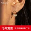Venta al por mayor directa de fábrica 925 plata de ley aretes aretes no alérgicos libro rojo transfronterizo tiembla explosiones Joker