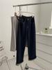Pantalones vaqueros de piel roja retro con diseño de vellón elástico para mujer, elegantes, adelgazantes, rectos y combinables, para otoño e invierno.