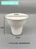 Copo de Castanha Descartável Biodegradável DIY de Mão, Copo de Sobremesa Moderno, Copo de Polpa para Levar para Castanha, Sorvete, Gelo Raspado, Croissant