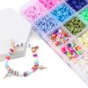 Suministro directo transfronterizo traje de arcilla polimérica suave de 26 rejillas cuentas de arcilla polimérica mezcla pcv cuentas de arcilla para hacer pulsera collar DIY