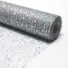 AHC rede bagunçada lantejou glitter rede bandeira de mesa poliéster rede decoração de mesa material de decoração de fundo layout de atmosfera de casamento