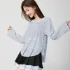 Cubierta Protectora Solar de Yoga para Verano Estilo Perezoso para Mujer Adelgazante Fina Deportiva Suelta Ropa de Fitness Yoga Camiseta de Manga Larga