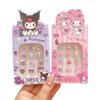 Lindas pegatinas de uñas de la serie Sanrio, exquisitas pegatinas de uñas para niños, pegatinas de uñas Kulomi Meruti para niños
