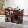 Mesa de Chá Móvel para Varanda Mesa de Chá Doméstica Armário de Chá Giratório Mesa de Café Moderna com Rodinhas Carrinho de Chá Pequeno de Luxo Leve Famoso da Internet