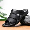 Superventas de Amazon Sandalias para Hombre Transfronterizas Verano Nuevas Zapatos de Playa Doble Uso Casual Pantuflas para Exteriores 8902