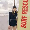Traje de surf conservador de dos piezas para mujer, manga larga, negro, con protección solar, cintura alta, adelgazante, con perneras de corte recto y cobertura abdominal, adecuado para aguas termales y natación