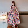 Vestido de verano para niñas, nuevo estilo coreano, estilo occidental, falda de verano para niñas, falda de princesa grande para niñas, moda transfronteriza