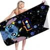 Toalla de playa para niños punto toalla de baño material de microfibra absorbente secado rápido a prueba de arena comercio exterior transfronterizo caliente