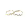 Anillos de Pareja Flor de Gardenia para Hombres y Mujeres, un Par de Anillos con Nicho, Dulce, Lujo Ligero, Diseño de Alta Gama, Regalo de Aniversario