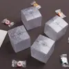 Venda quente transfronteiriça caixa de doces de pvc translúcida caixa de embalagem com bolinhas foscas caixa de doces de chocolate para festa de casamento