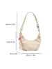 Bolsa de Braço de Luxo para Mulheres, Nova Tendência 2026 Moda Versátil Casual Bolsa de Ombro, Bolsa Transversal Estilo Dumpling