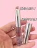 Pincel de Silicona para Labios de Doble Cabeza con Tapa Mini Pincel Halo a Prueba de Polvo Pincel Corrector Portátil para Bálsamo de Labios, Labial, Pincel para Labios con Labio