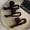Pinza de Agarre Acrílica Color Carey Retro Pinza de Tiburón para Mujer Grande 2024 Nuevo Pinza para el Cabello para la Parte Posterior de la Cabeza