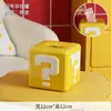 Caixa de Lenço de Papel Desenho Animado Mario de Cerâmica de Alta Qualidade para Sala de Estar, Decoração de Casa, Mesa de Escritório, Criativa, Multifuncional