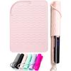 Almofada Isolante Térmica de Silicone Explosiva Transfronteiriça Almofada para Chapinha Ferramenta de Modelador de Cachos Portátil Almofada Capa Resistente ao Calor Antiderrapante Almofada Anti-permanente