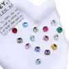 Série K9 Huazi Mesma Cor, Mesmo Número de Cor, Mesmo Corte 8mm Quadrado Grosso Nail Art DIY Brilhante Popular Nail Art Brilhante Pedrarias