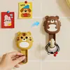 Ganchos adhesivos sin rastro y sin necesidad de taladrar, adhesivo fuerte, adecuados para colgar artículos en la cocina, el baño y detrás de la puerta de entrada, asegurando que los artículos permanezcan en su lugar.