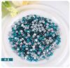 Diamante de Cristal Transfronterizo Fondo Plano Diamante de Imitación Redondo Manicura Diamante Manicura DIY Pegatina para Uñas Diamante Fabricante de Joyería Venta al por Mayor