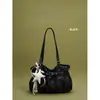 Bolso de hombro plisado elegante de gran capacidad transfronterizo para mujer, nuevo bolso tote de verano 2026 para ir al trabajo