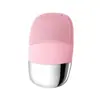 Dispositivo de Limpieza Facial de Silicona para Limpieza Profunda de Poros, Mini Limpiador Facial Ultrasónico Vibratorio Impermeable, Dispositivo Eléctrico de Limpieza Facial de Silicona