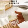 Amazon Vidro Transparente Embossado Retro Copo para Suco Cola Vaca Café Chá Cerveja Whiskey de Alto Valor