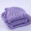 Fabricante de Cobertor de Gravidade Terapêutico Anti-Estresse Tecido à Mão Novo Estilo Transfronteiriço, Cobertor de Tricô, Cobertor de Lã para Primavera e Outono, Capa de Sofá