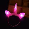 Palo de Animación Estrella de Cinco Puntas, Barra Luminosa, Accesorios para Conciertos, Tocado Brillante para Actuación Infantil, Diadema Orejas de Conejo, Diseño Fluorescente