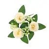 Guirnalda Portavelas de Rosa Adornos para Mesa de Comedor Decoraciones Candelabro Vela Guirnalda Romántica Decoración Festiva