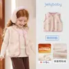 Colete de pelúcia infantil Jerry Baby 2026 outono novo estilo jaqueta para meninos roupas quentes de inverno para meninas roupas de bebê