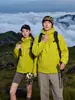 Chaqueta Softshell para Exteriores para Hombres y Mujeres, Cortavientos, Impermeable, con Capucha, Ropa de Montañismo, Chaqueta para Parejas para Senderismo y Ciclismo, Primavera y Otoño