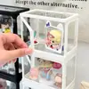 Caja de Almacenamiento de Caja Sorpresa Caja de Exhibición Pop Mart Soporte de Exhibición para Figuras Pequeñas de Oficina Caja de Exhibición Transparente a Prueba de Polvo