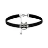 Colar Gargantilha Gato Vazado para Mulheres, Exquisito, de Alta Qualidade, Luxo Acessível, de Nicho, Colar com Estilo Sexy Único