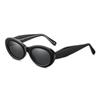 Gafas de Sol Ojo de Gato Transfronterizas 2024 para Mujer, Gafas de Estilo Europeo y Americano, Armazón de Metal, Patillas de Acetato, Gafas de Sol Polarizadas, Protección UV