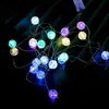 Explosiones de Amazon Cadena de Luces LED de Cuentas Agrietadas Bola Festiva Luz de Cobre Flor de Cumpleaños Pastel Luz Decorativa de Ambiente