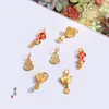 Retención de color fuerte Colgante de arena dorada Xiangyun Pulsera Ruyi auspiciosa Collar genuino para hombre y mujer Accesorios de aceite para cuentas DIY Material