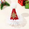 Qiyue Pasador de Lazo Navideño Transfronterizo para el Cabello Femenino Lindo Pasador de Reno Pinza Lateral Pinza de Pato Accesorios para el Cabello Venta al por Mayor