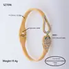 Pulseira Auspiciosa do Ano do Coelho Cruzada Luz Luxo Zircônia Padrão Animal Cobra de Olhos Verdes Pulseira Design Personalizado da Moda Temperamento