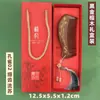 Venta Directa de Fábrica Peine de Sándalo Dorado Negro Arena Mayorista Material Completo Producción Engrosada Logo Grabado Caja de Regalo Peine Masajeador