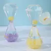 Caphibala Reloj de arena de 15 minutos Red net Dolphin temporizador Estudiante Gestión del tiempo de estudio Adornos pequeños creativos