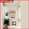 Proyecto de Ingeniería Almacén de Aleación de Aluminio Gabinete para Lavandería Moderno Simple Decoración del Hogar Protección Solar Compañero de Lavandería Gabinete General para Balcón