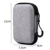 Bolsa de Almacenamiento con Cremallera de Cáscara Dura de Eva para Cables de Datos, Estuche Portátil para Auriculares Bluetooth