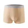 Venta Directa de Fábrica Ropa Interior de Algodón de Color Sin Costuras para Hombre, Color Sólido, Transpirable, Antibacteriana, Calzoncillos Bóxer de Algodón de Color Sin Estampado