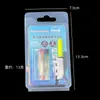 Luz para Punta de Caña con Clip para Pesca Nocturna, Luz Electrónica para Caña de Pescar, Luz para Punta de Caña para Pesca en el Mar, Pesca en Rocas, Caña de Lanzamiento, Caña Manual, Palo Luminoso con Clip