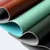 Alfombrilla de ratón cuadrada de cuero de color sólido para escritorio de oficina, alfombrilla pequeña de cuero para tableta, alfombrilla impermeable antideslizante para juegos para mujer