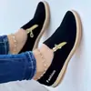 Solado Plataforma 2025 Tênis de Lona Feminino Zíper Primavera e Outono Sapatos Femininos Tamanho Grande Cor Pura Corda de Cânhamo Única Casual Europeu e Americano Novo