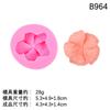 Molde de Silicona de Mariposa Girasol Rosa para Yeso de Aromaterapia para Coche, Adorno para Vela de Coche, Molde para Fondant Chocolate