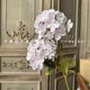Impresión 3D de hortensias de madera de dos cabezas para decoración de auditorio de bodas, diseño de pared de hortensias, arreglo floral, hermoso paisaje Chen, simulación de flores