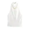 Comercio Exterior Transfronterizo Ropa de Mujer 2026 Verano Nuevos Productos Moda Europea y Americana Textura de Satén de Seda Top Halter sin Espalda 3203317