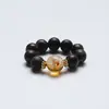 [Azúcar Ámbar Negro] Cristal Amarillo Natural Torre de Cristal Pulsera para Mujer La Más Fácil de Combinar Pulsera de Regalo Venta al por Mayor