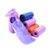 Dispensador portátil de bolsas para desechos de mascotas, caja de almacenamiento de bolsas para pasear perros, organizador de bolsas para excrementos de perro con hebilla colgante